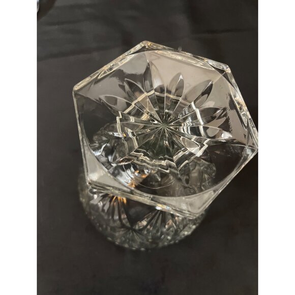 Vintage Cristal-D-Arques Egg Shaped Pedestal Lidded Candy Dish 9” - Picture 5 of 6